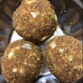 Anita Desai's cooksnap of when they made चुरमा लाडू.