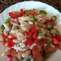 El cooksnap de María cuando hizo Ensalada de judías blancas.