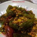 Meenakshi Verma( Home Chef) का कुकस्नैप जब उन्होंने पनीर स्टफ शिमला मिर्च बनाया था।