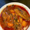 Cooksnap Sesimple Loralin semasa beliau membuat Asam pedas pari.