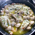 El cooksnap de Paloma Díaz cuando hizo Bacalao con almejas a mi manera.