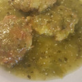 El cooksnap de Chiqui Baby Bonilla cuando hizo Tortitas de pollo en salsa verde.