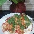 Aruna Thapar का कुकस्नैप जब उन्होंने दही भल्ले (dahi bhalle recipe in Hindi) बनाया था।