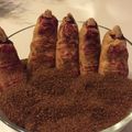 El cooksnap de Elena cuando hizo Galletas Halloween dedos de bruja.