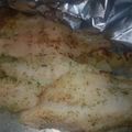 El cooksnap de Cristina Marginean cuando hizo Bacalao al horno con salsa verde.