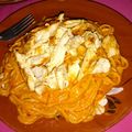 PedroLongoria's cooksnap of when they made Chipotle Spaghetti.