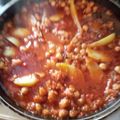 El cooksnap de Nelly Fabeiro cuando hizo Bacalao, garbanzos y papas.