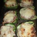 melody.witt.7's cooksnap of when they made Philly cheesesteak stuffed bell peppers.
