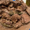El cooksnap de Monica Sanchez Campins cuando hizo Higaditos de pollo guisados.