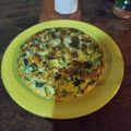 El cooksnap de Melody Domnanovich cuando hizo Tortilla de Zapallitos.