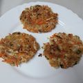 El cooksnap de Empar cuando hizo Hamburguesas de Tofu y verduras. Para Diabéticos.