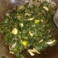 Cooksnap dari Bunda Nya Xabiru untuk resep Tumis daun pepaya teri