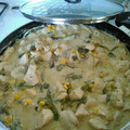 El cooksnap de hector.isabel14 cuando hizo Pechuga de pollo en rajas con crema.