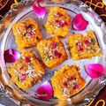 Madhvi Dwivedi का कुकस्नैप जब उन्होंने सेब की बरफ़ी(seb ki barfi recipe in hindi) बनाया था।
