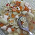 El cooksnap de Rebeca Ozuna Torres cuando hizo Sopa de pollo y verduras, con lo que hay en casa.