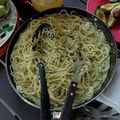El cooksnap de Regina Hernandez cuando hizo Spaghetti Verde.