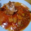 El cooksnap de Maria de los Angeles cuando hizo Estofado de pollo con papas.