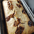 El cooksnap de Marcela Riveròn cuando hizo Budín integral de banana con dulce de leche.
