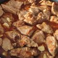 El cooksnap de LaMachin cuando hizo Chuletas de cerdo en salsa de ajos.