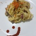 Cooksnap dari Maya Mayski untuk resep Fettuccine Carbonara (super creamy)