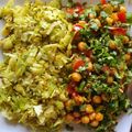 D U's cooksnap of when they made Caesar salad with chickpeas and garlic dressing 💚.