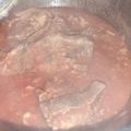 El cooksnap de Luminita Draghici cuando hizo Rabo de cerdo en caldereta.