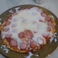 Cooksnap dari karinagozal untuk resep Pizza sosis mozarella teflon