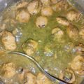Arzoo का कुकस्नैप जब उन्होंने सरसों का साग (sarson ka saag recipe in Hindi) बनाया था।