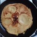 El cooksnap de Valeria Sbaglia cuando hizo Fainá en sartén 🍕.
