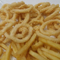El cooksnap de Javier Roblero cuando hizo Rabas en tempura.
