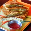 Suchitra S(Radhika S)'s cooksnap of when they made Schezwan Cheese Paratha.