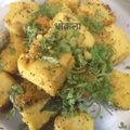Rekha Pandey का कुकस्नैप जब उन्होंने इंस्टेंट ढोकला (Instant dhokla recipe in Hindi) बनाया था।