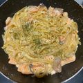 Cooksnap dari Bhita Hervita untuk resep Fetucini Salmon