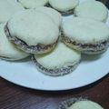 El cooksnap de Pocha Caro cuando hizo Alfajores de maicena.