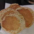 El cooksnap de Maria Juarez cuando hizo Hot cake de avena (salado).