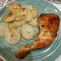 El cooksnap de Celia Rodriguez cuando hizo Muslos de pollo con patatas al horno.