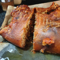 El cooksnap de Pavireli Castellón cuando hizo Cojín de lechona.