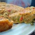 El cooksnap de Jorgelina cuando hizo Tortilla de zapallitos verdes.