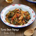Cooksnap dari Faluna's Kitchen untuk resep Tumis Daun Pepaya Teri Bumbu Uleg