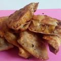 Cooksnap dari Kristina A #nasofian untuk resep Pangsit Manis isi Pisang Coklat