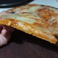 El cooksnap de sofia viublioment cuando hizo Pizza con masa de zanahoria y harina integral.