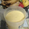 El cooksnap de Sandra cuando hizo Smoothie de mango, piña y leche de coco.