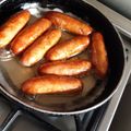 Mitch 👑's cooksnap of when they made Simple beef sausages.