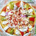 Bisakha Dey's cooksnap of when they made মুগ পনির পিজ্জা (Moong paneer pizza Recipe in Bengali).