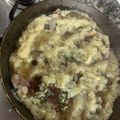 El cooksnap de Samantha Schifer cuando hizo Hígado con cebolla y papas.