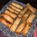 Mamie's kitchen 's cooksnap of when they made Spring Rolls.