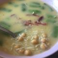 El cooksnap de Lucia Gonzalez Ollonarte cuando hizo Sopa de verduras con fideos y garbanzos.