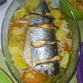 El cooksnap de rocio cuando hizo Pescado al horno.