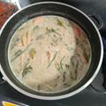 Cooksnap Fairuz Jalaluddin semasa beliau membuat Laksa Kuah Putih.
