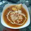 El cooksnap de Camila Ataya cuando hizo Sopa de tomate.